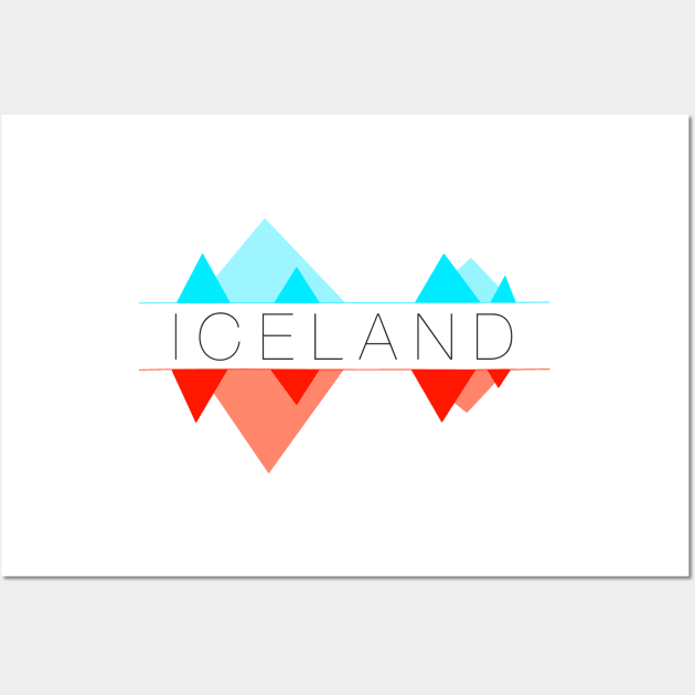 Iceland Lettering Wall Art by AlishaMSchil